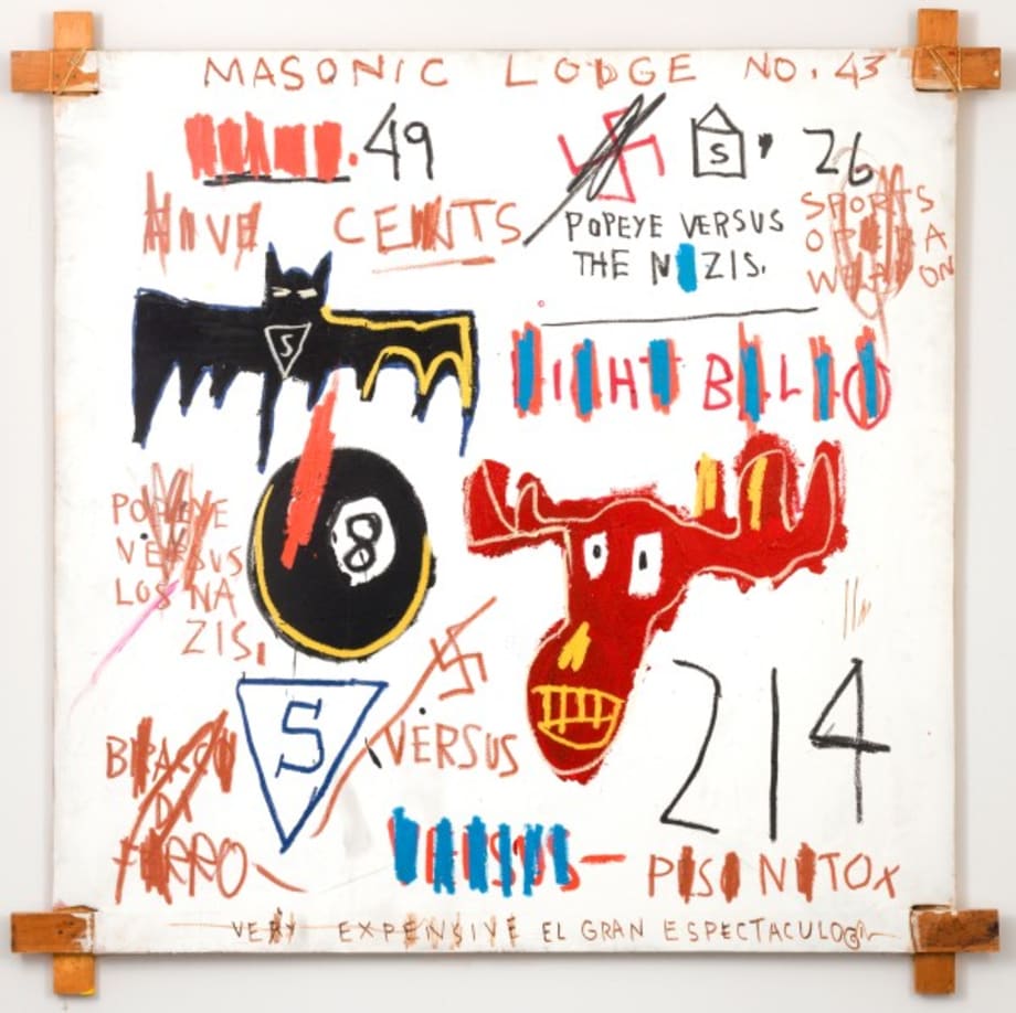 Television and Cruelty to Animals by Jean-Michel Basquiat